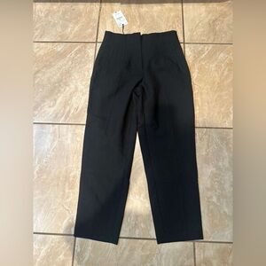 NWT Zara Straight Leg High Rise Pants Size L